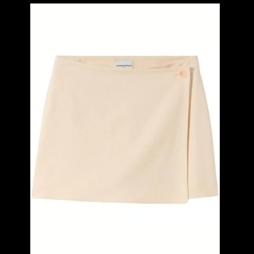 claudie pierlot  wrap skort